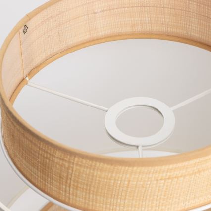 Abat-jour universel KERIA Ø 30 cm beige/blanc