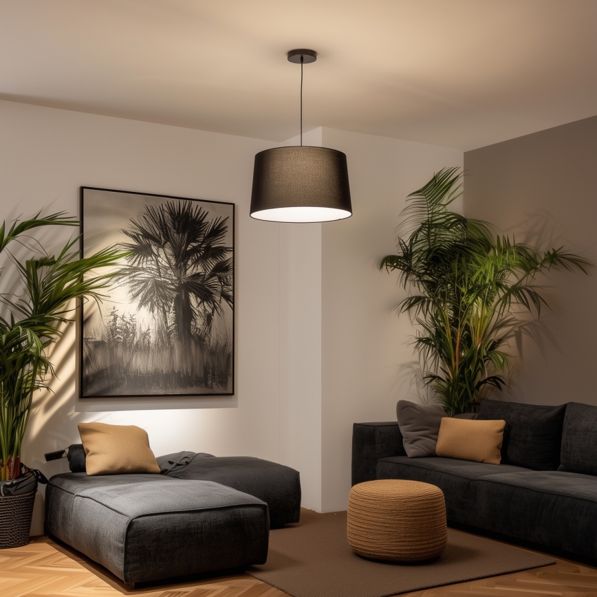 Abat-jour universel KERIA Ø 45 cm, noir