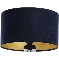Abat-jour universel STANDART E27 d. 45 cm bleu/doré