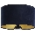Abat-jour universel STANDART E27 d. 45 cm bleu/doré