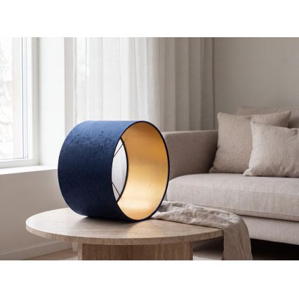 Abat-jour universel STANDART E27 d. 45 cm bleu/doré