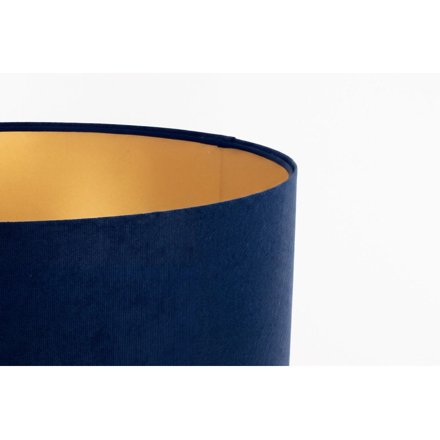 Abat-jour universel STANDART E27 d. 45 cm bleu/doré