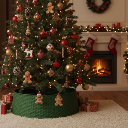 Abdeckung für Christbaumständer Ø 65 cm, grün