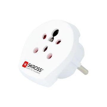 Adaptateur de voyage pour l'Inde, Israël et le Danemark