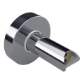 Adattatore per collegamento a scomparsa per scaldasalviette elettrici da parete 6,4x6,4 cm, finitura argento