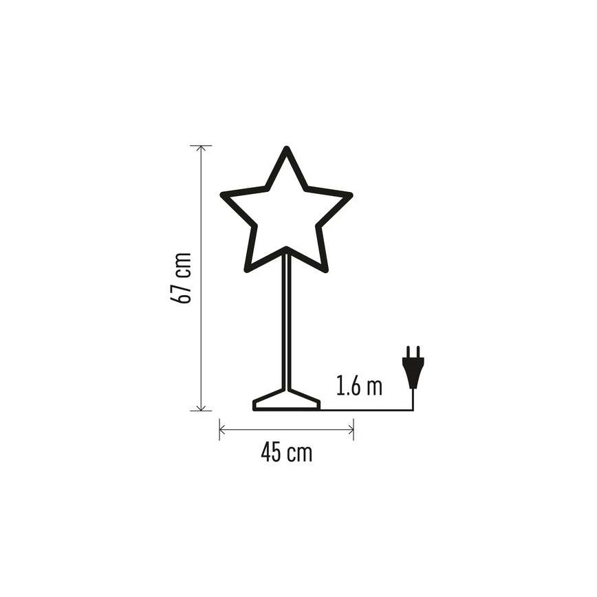 Addobbo natalizio 1xE14/25W/230V d. 45 cm dorato