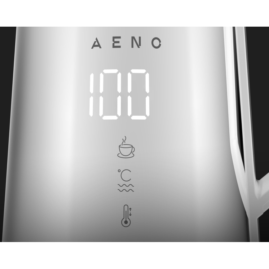 AENO - Bouilloire connectée avec écran LED 1,7 l 2200W/230V blanc