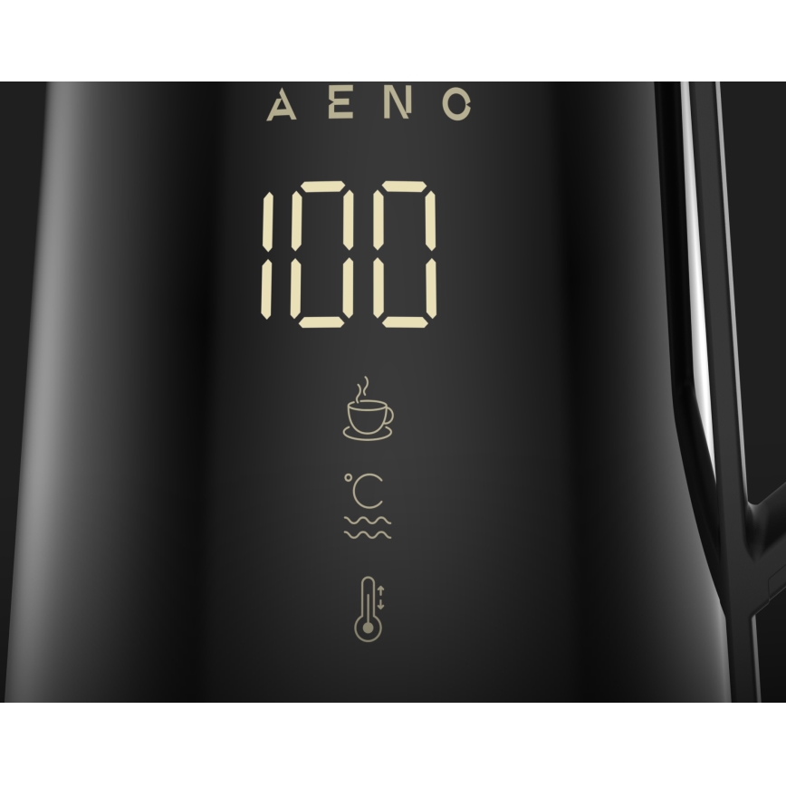 AENO - Bouilloire connectée avec écran LED 1,7 l 2200W/230V noir