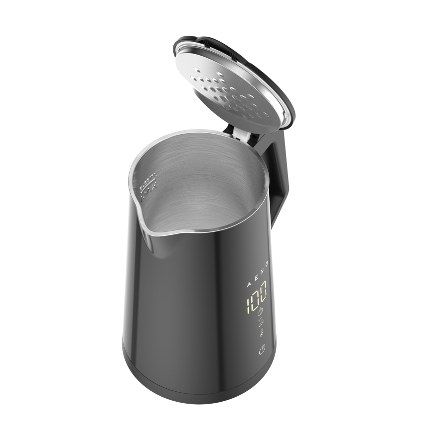 AENO - Bouilloire connectée avec écran LED 1,7 l 2200W/230V noir