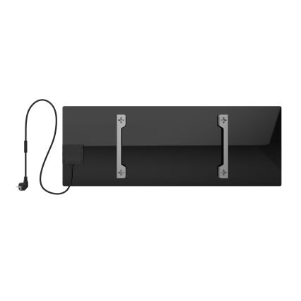 AENO - Elektrisches Smart-Infrarot-Panel 700W Timer/Thermostat IP44 Wi-fi schwarz