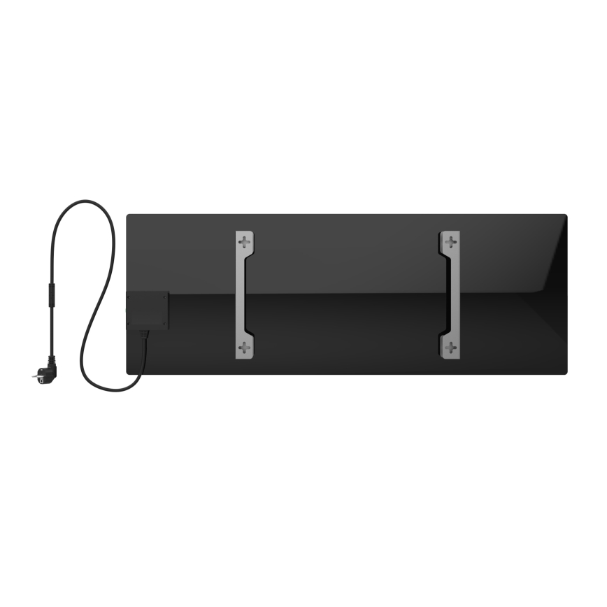 AENO - Elektrisches Smart-Infrarot-Panel 700W Timer/Thermostat IP44 Wi-fi schwarz