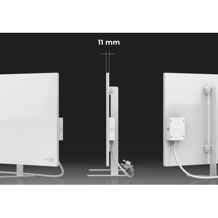 AENO - Pannello elettrico intelligente a infrarossi 700W timer/termostato IP44 Wi-fi bianco