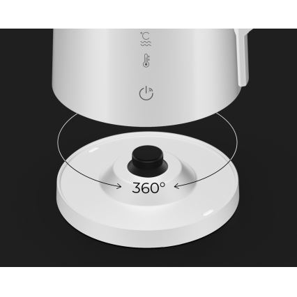 AENO - Smart-Wasserkocher mit LED-Anzeige 1,7 l 2200W/230V weiß