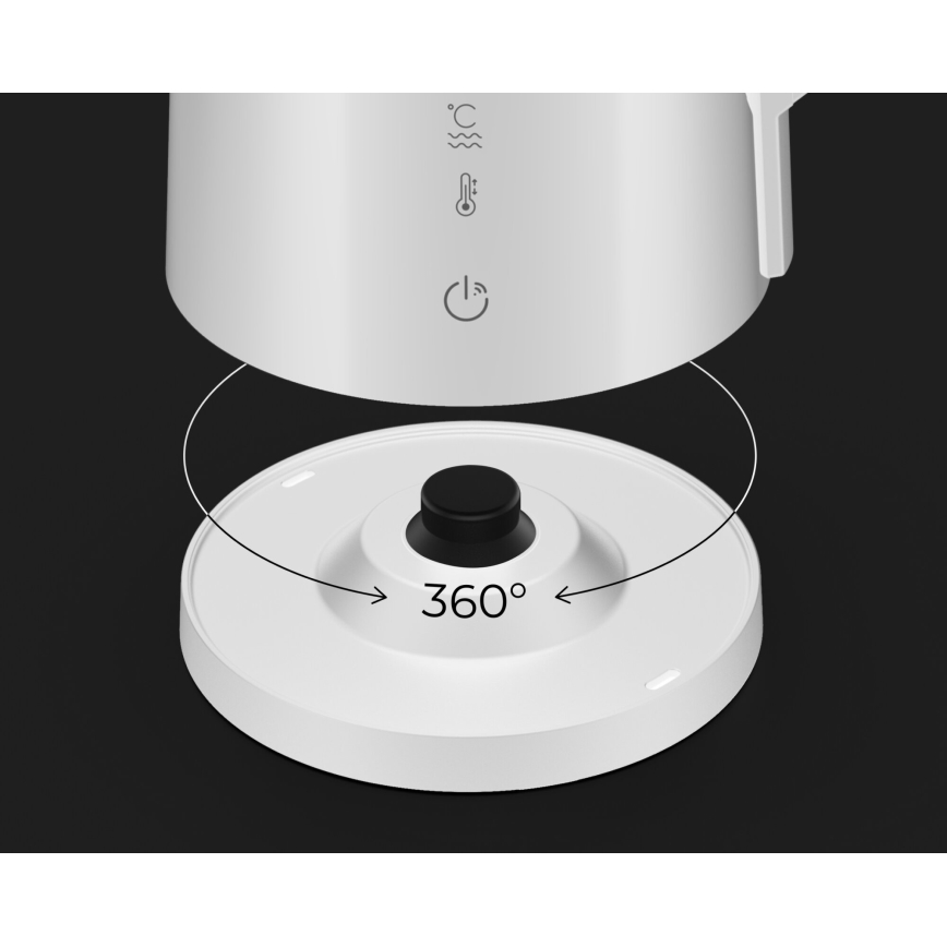 AENO - Smart-Wasserkocher mit LED-Anzeige 1,7 l 2200W/230V weiß
