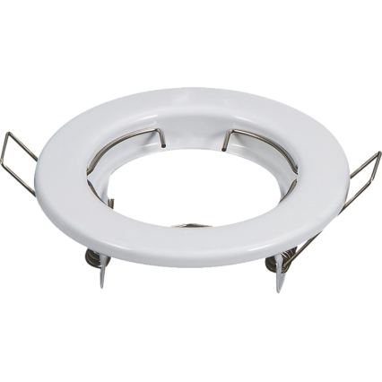 Aigostar - 2er-Set Rahmen für Einbauleuchte GU10 Ø 8 cm weiß