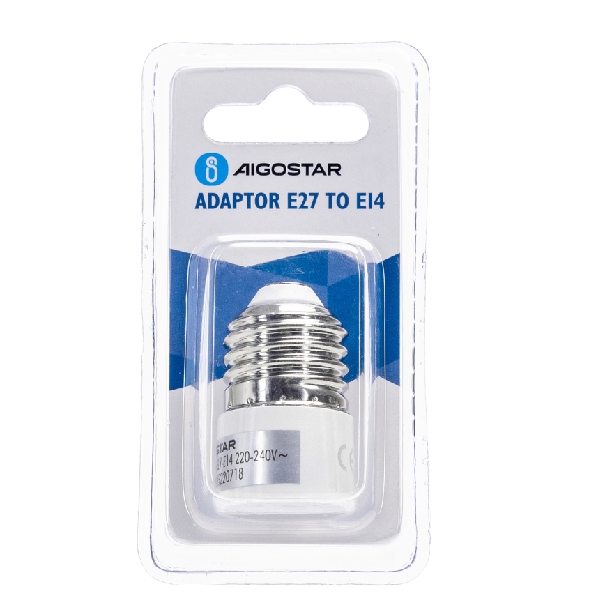 Aigostar - Adapter E27 auf E14
