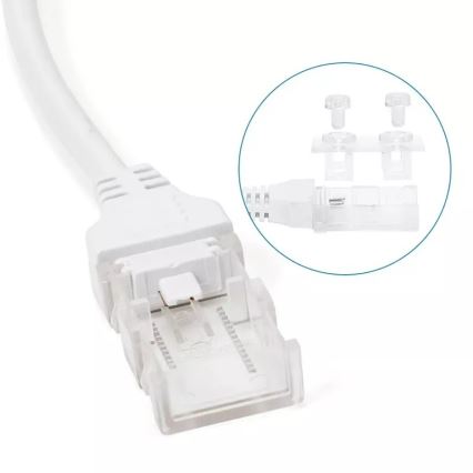 Aigostar - Alimentatore per strisce LED da 8 mm, 600W/230V, bianco