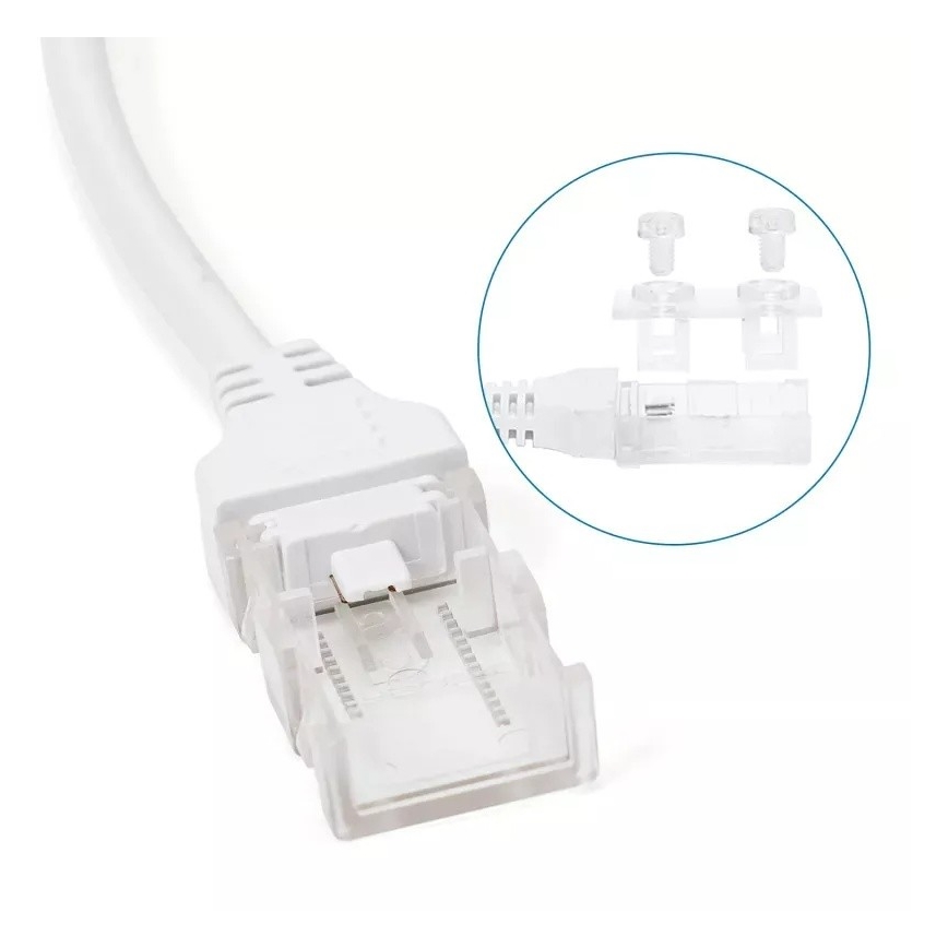 Aigostar - Alimentatore per strisce LED da 8 mm, 600W/230V, bianco