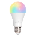 Aigostar - Ampoule LED RGBW dimmable E27/10W/230V 3000K + télécommande