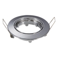 Aigostar - Anneau de finition pour spot encastrable GU10, Ø 8,2 cm, chrome brillant