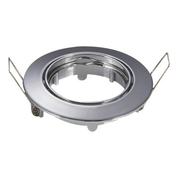 Aigostar - Anneau de finition pour spot encastrable GU10, Ø 8,2 cm, chrome brillant