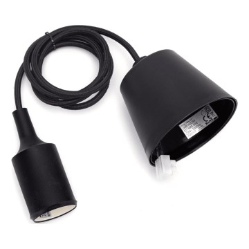 Aigostar - Anschlusskabel mit E27-Fassung 1xE27/60W/250V, schwarz