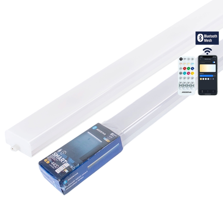 Aigostar - Plafoniera LED dimmerabile MESH LED/40W/230V 3000-6500K + telecomando