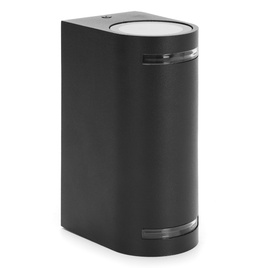Aigostar - Applique da esterno 2xGU10/35W/230V nero IP54