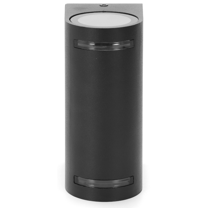 Aigostar - Applique da esterno 2xGU10/35W/230V nero IP54