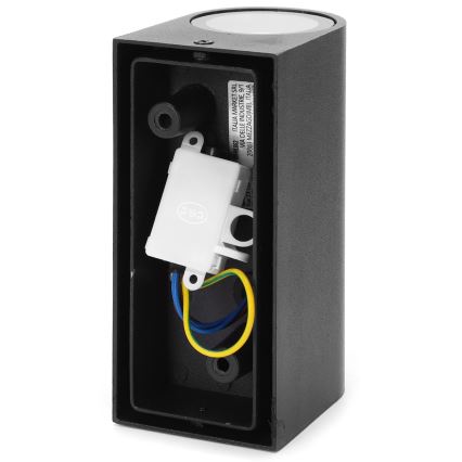 Aigostar - Applique da esterno 2xGU10/35W/230V nero IP54