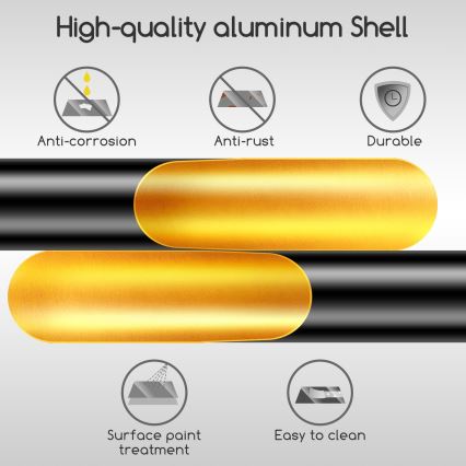 Aigostar - Applique murale 4xE27/60W/230V