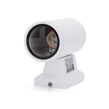 Aigostar - Applique murale extérieure 1xGU10/230V blanc IP65 arrondi