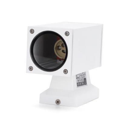 Aigostar - Applique murale extérieure 1xGU10/230V blanc IP65 carré