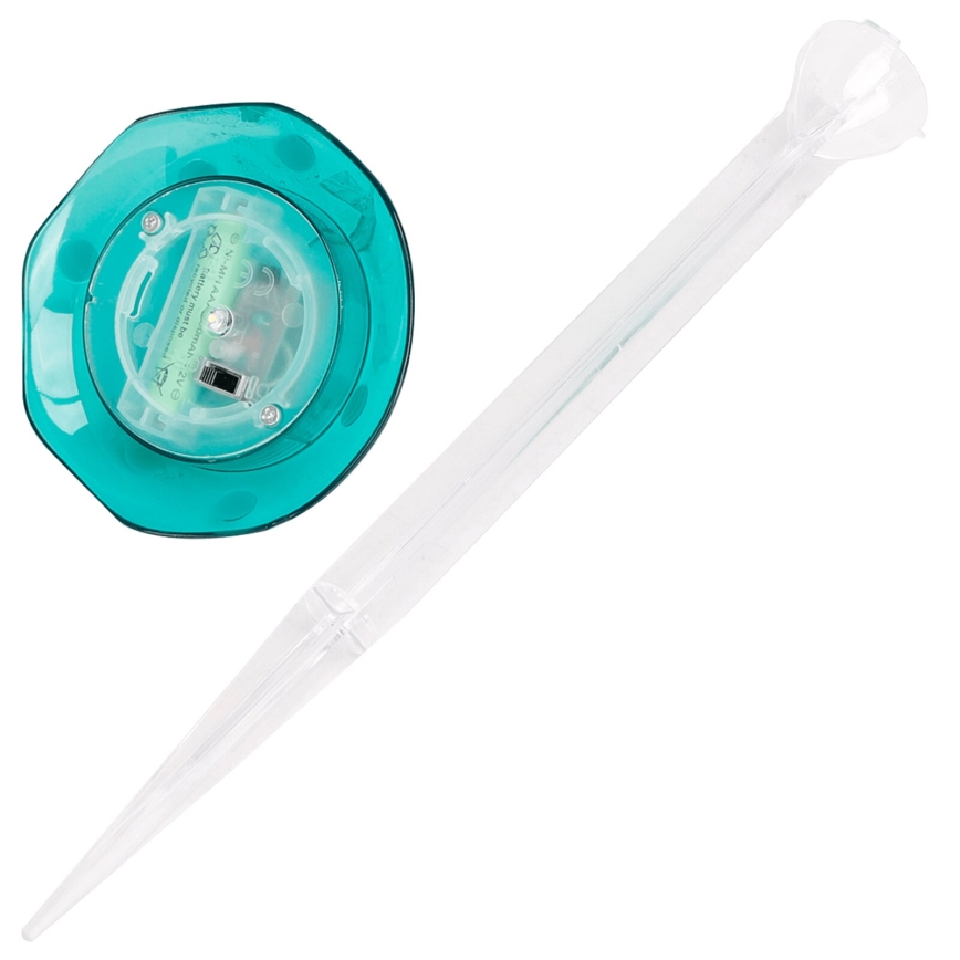 Aigostar - Lampe solaire LED LED/0,006W/1,2V 100 mAh 2700K IP44 verte