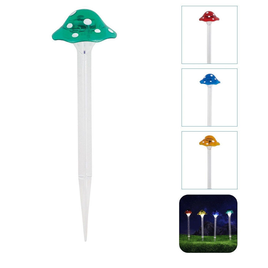 Aigostar - Lampe solaire LED LED/0,006W/1,2V 100 mAh 2700K IP44 verte