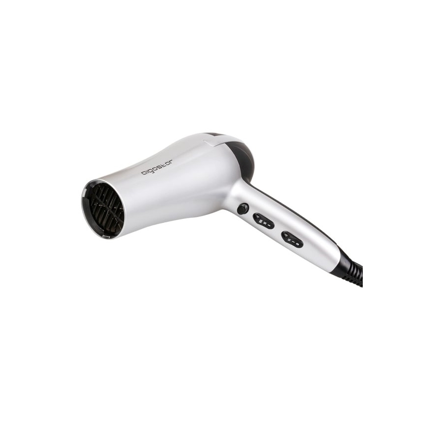 Aigostar - Asciugacapelli 2200W/230V argento/nero
