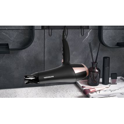 Aigostar - Asciugacapelli 2400W/230V nero