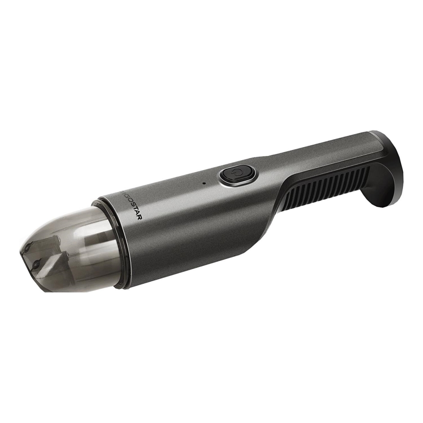 Aigostar - Aspirapolvere portatile ricaricabile 70W/7,4V cromo