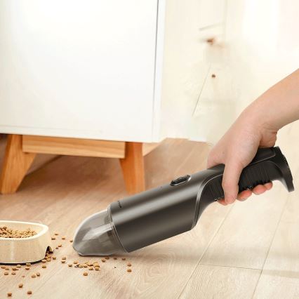 Aigostar - Aspirateur à main rechargeable 70W/7,4V chrome