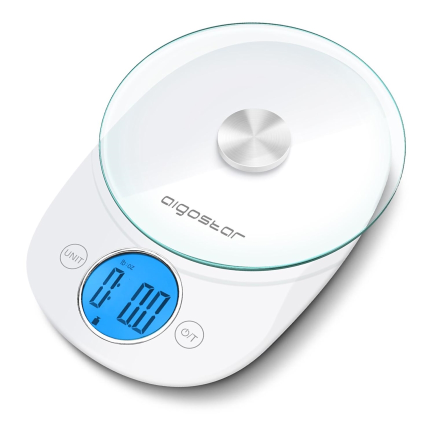 Aigostar - Bilancia da cucina 2xCR2032 bianco