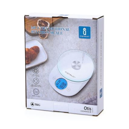 Aigostar - Bilancia da cucina 2xCR2032 bianco