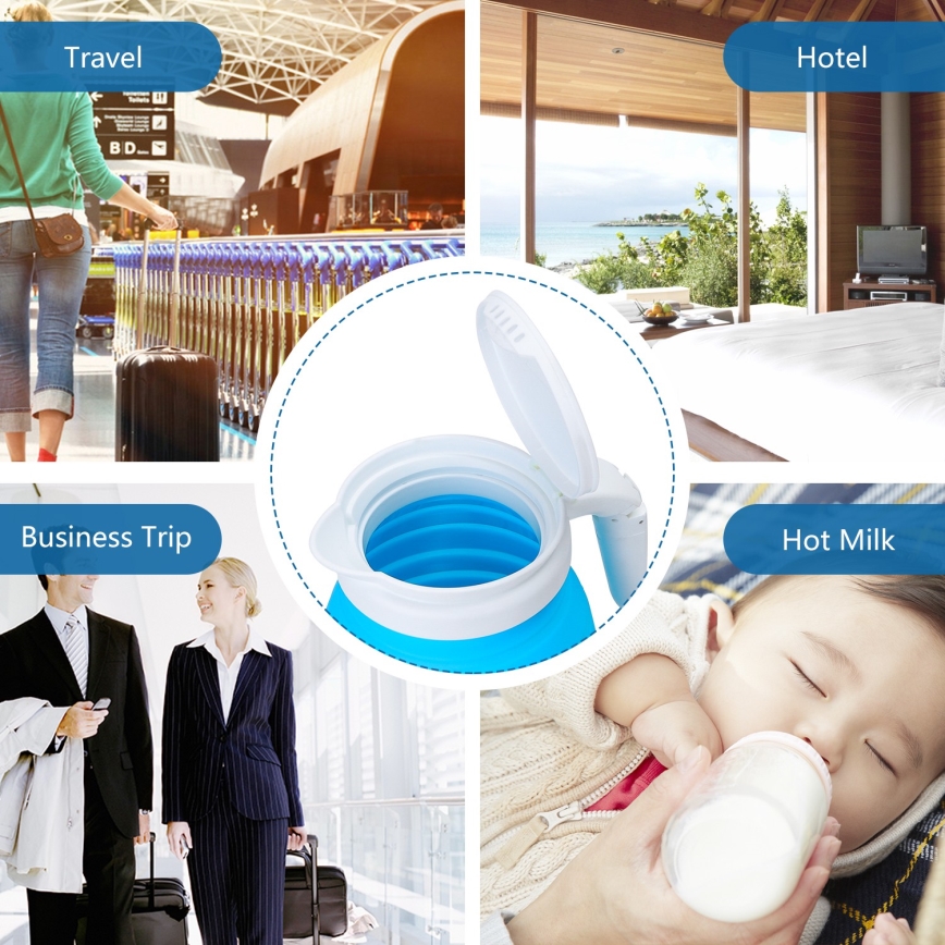 Aigostar - Bouilloire de voyage 600ml 1000W/230V