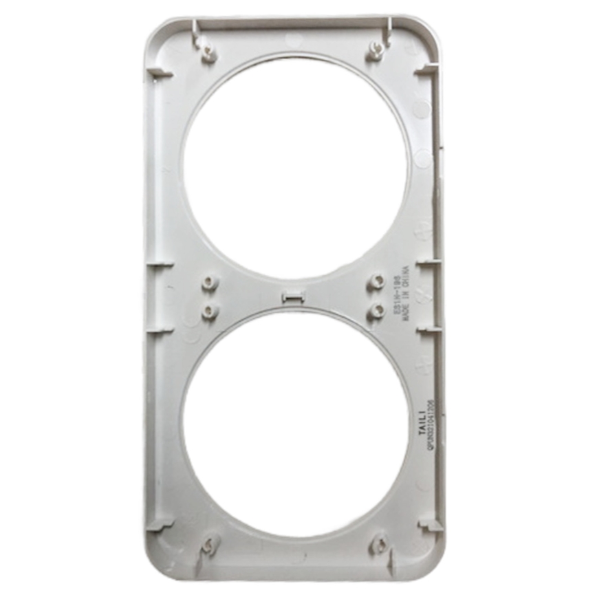 Aigostar - Cadre double en plastique blanc