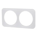 Aigostar - Cadre double en verre blanc