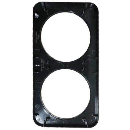 Aigostar - Cadre double en plastique, noir