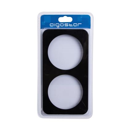 Aigostar - Cadre double en aluminium noir