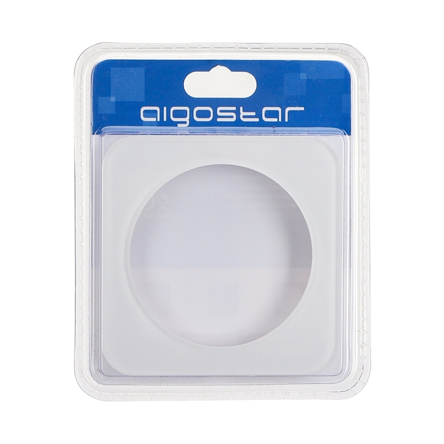 Aigostar - Cadre simple en verre blanc