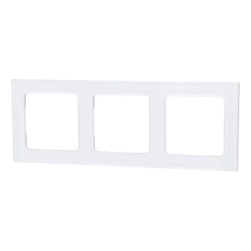 Aigostar - Cadre triple en verre blanc