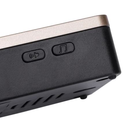 Aigostar - Campanello Wireless 3xAA IP44 nero/rame