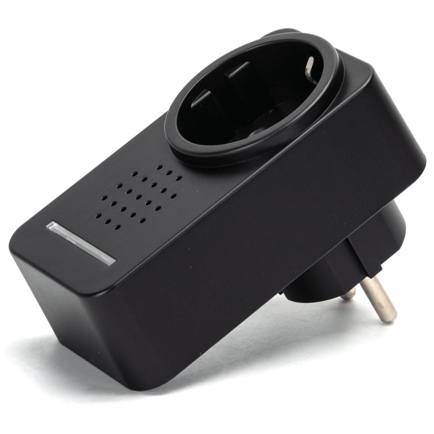 Aigostar - Campanello wireless con spina integrata 1Z 230V IPX4 nero